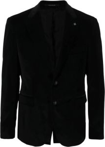 Tagliatore single-breasted suit jacket Zwart