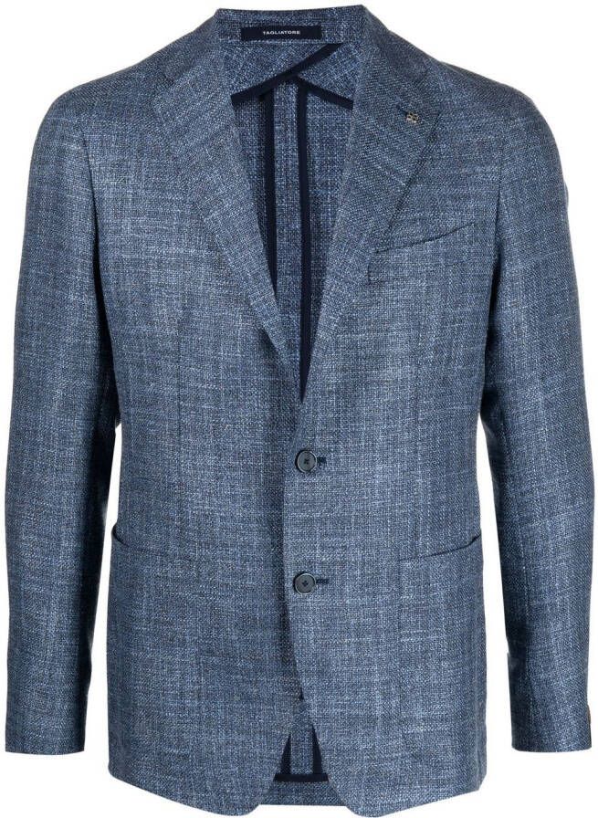 Tagliatore Blazer met enkele rij knopen Blauw