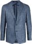 Tagliatore Blazer met enkele rij knopen Blauw - Thumbnail 1