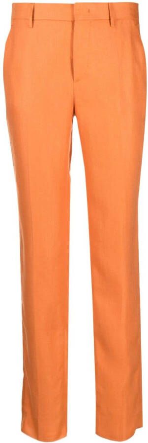 Tagliatore Slim-fit broek Oranje