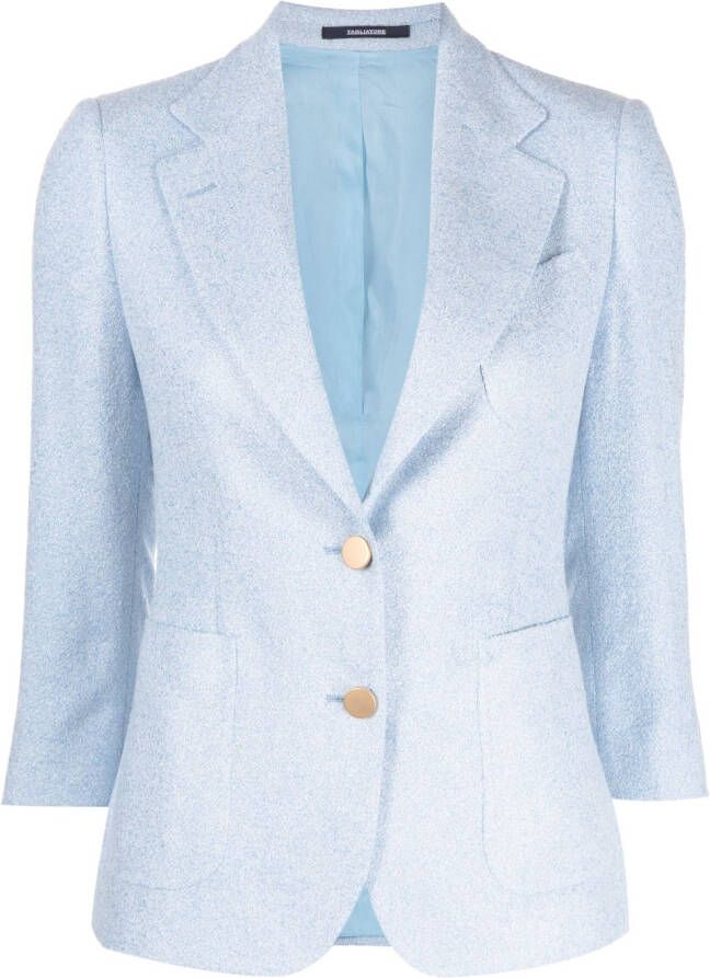 Tagliatore Blazer met textuur Blauw