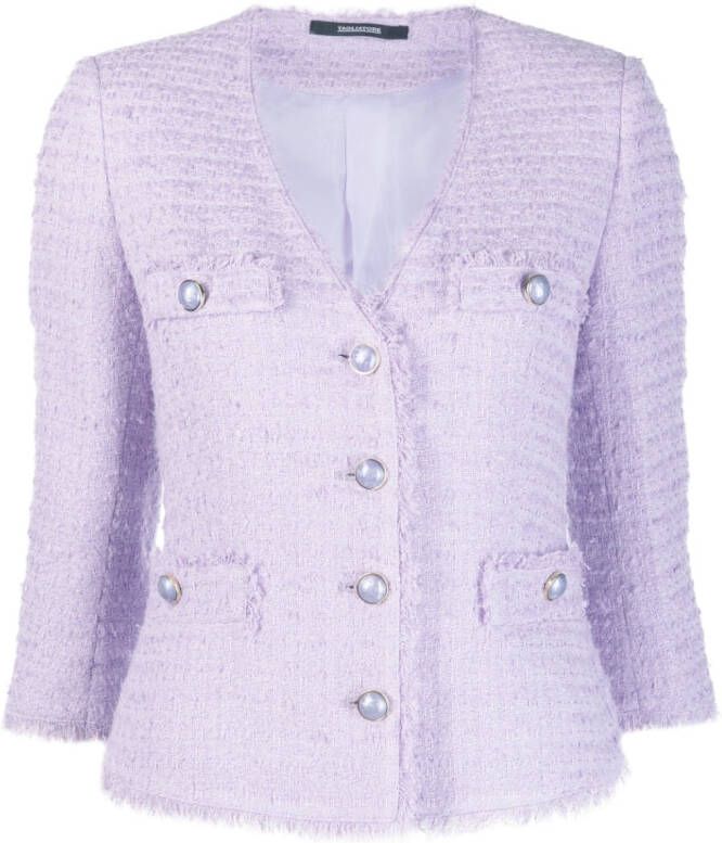 Tagliatore Tweed jack Paars
