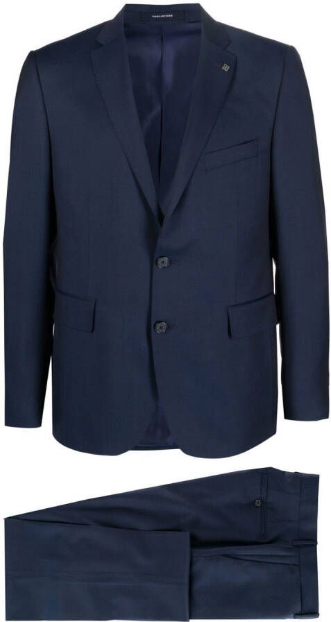 Tagliatore Tweedelig pak Blauw