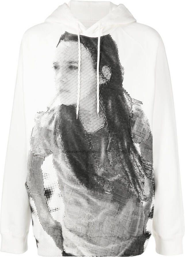 Takahiromiyashita The Soloist Hoodie met grafische print Wit