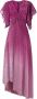 Talbot Runhof Jurk met metallic-effect Roze - Thumbnail 1