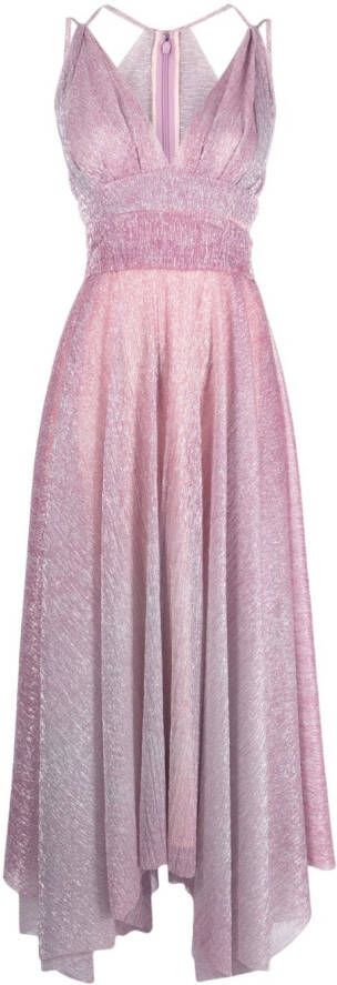 Talbot Runhof Maxi-jurk met ombré-effect Roze