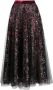 Talbot Runhof Midi-rok met pailletten Rood - Thumbnail 1