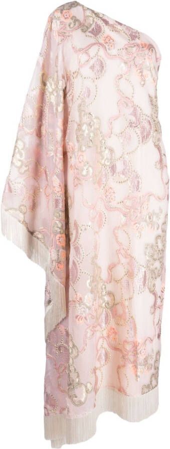 Taller Marmo Asymmetrische jurk Roze