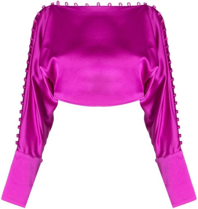 Taller Marmo Cropped blouse Paars