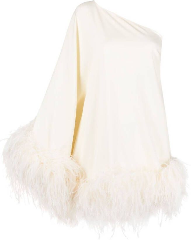 Taller Marmo Asymmetrische mini-jurk Wit