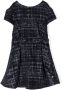 Tartine Et Chocolat Tweed jurk Blauw - Thumbnail 1