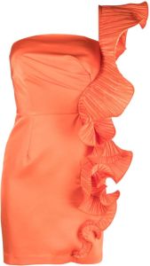 TASSOS MITROPOULOS Strapless mini-jurk Oranje