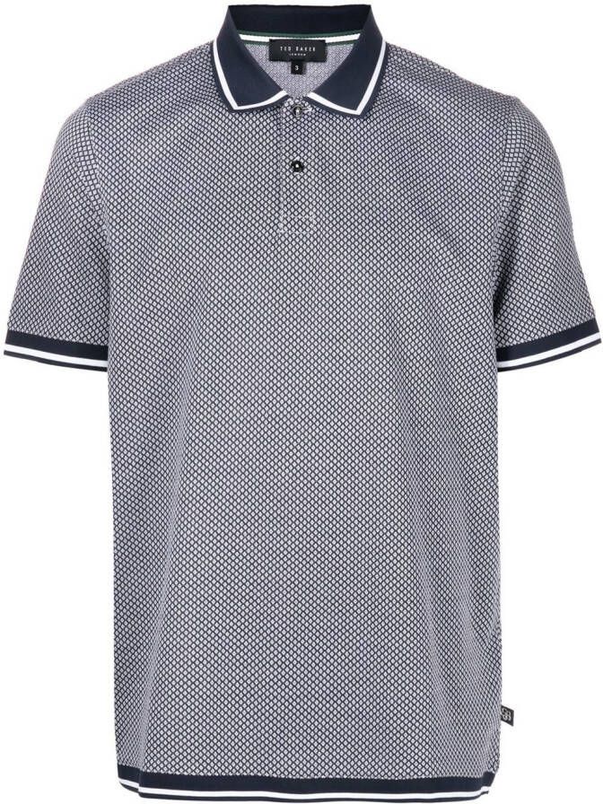 Ted Baker Geruite polotop Blauw