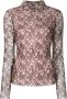 Ted Baker Doorzichtige top Bruin - Thumbnail 1