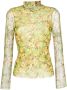 Ted Baker Top met bloemenprint Geel - Thumbnail 1