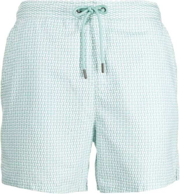 Ted Baker Zwembroek met geometrische print Groen
