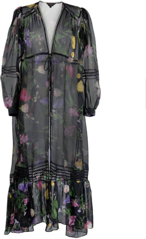 Ted Baker Tuniek met bloemenprint Zwart