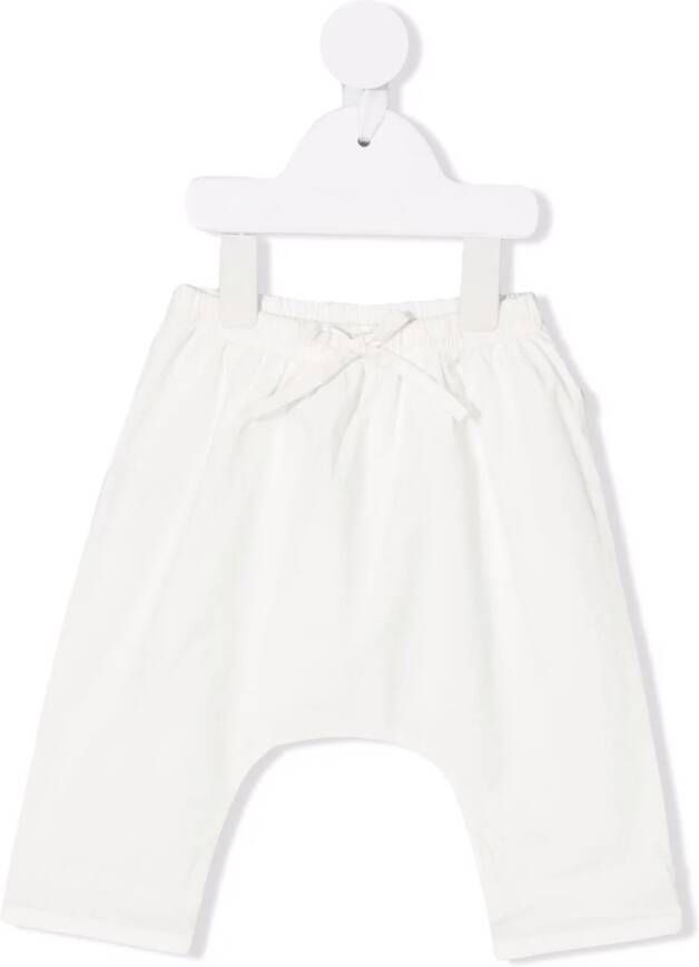 TEDDY & MINOU Broek met trekkoord Wit