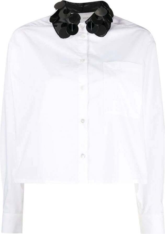 Tela Blouse met pailletten Wit