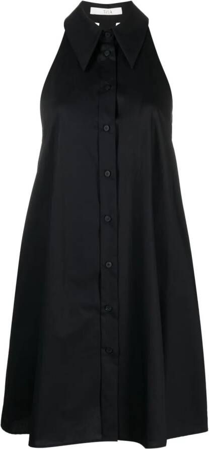 Tela Mouwloze mini-jurk Zwart