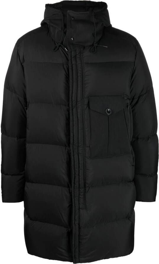 Ten C Donsjack met capuchon Zwart