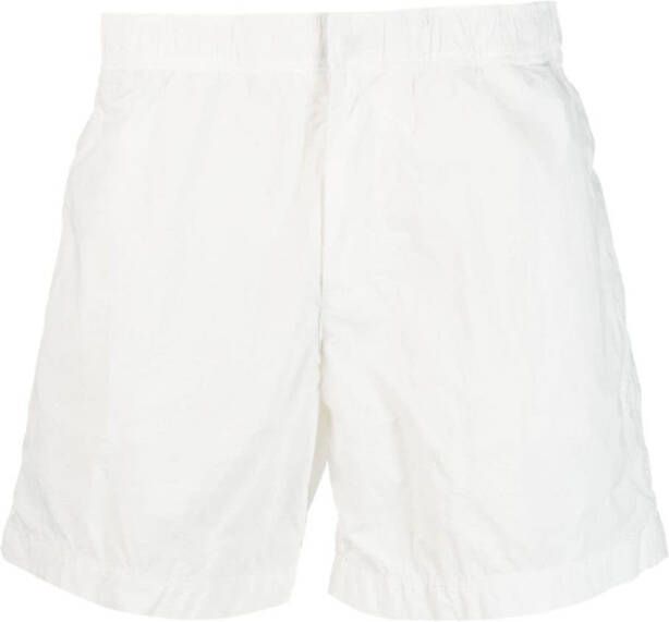 Ten C Zwembroek met elastische taille Wit