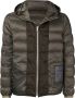 Ten C hooded padded jacket Groen - Thumbnail 1