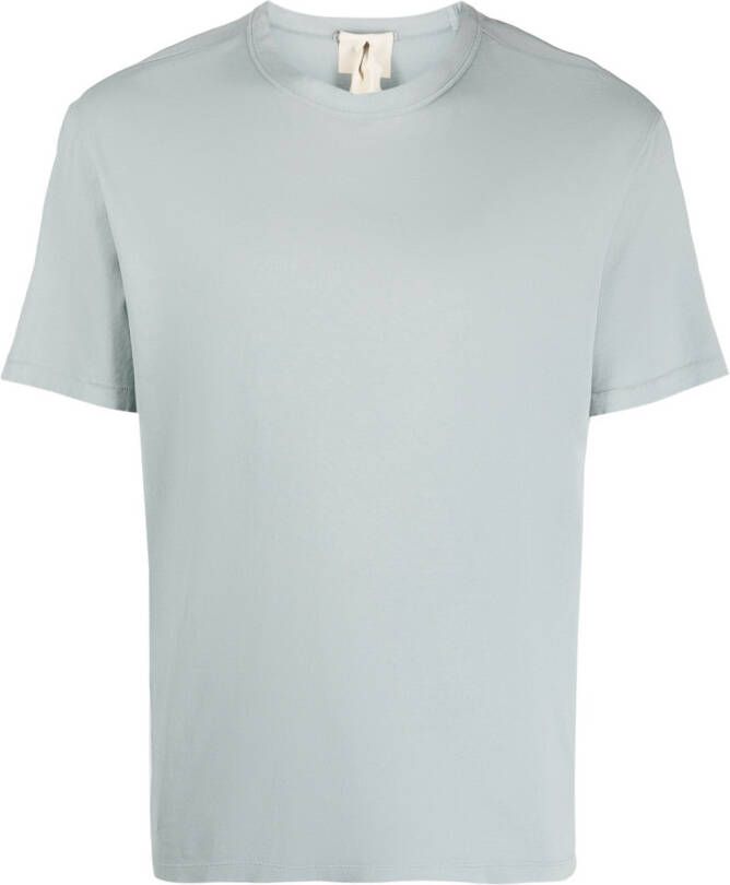 Ten C T-shirt met logopatch Grijs