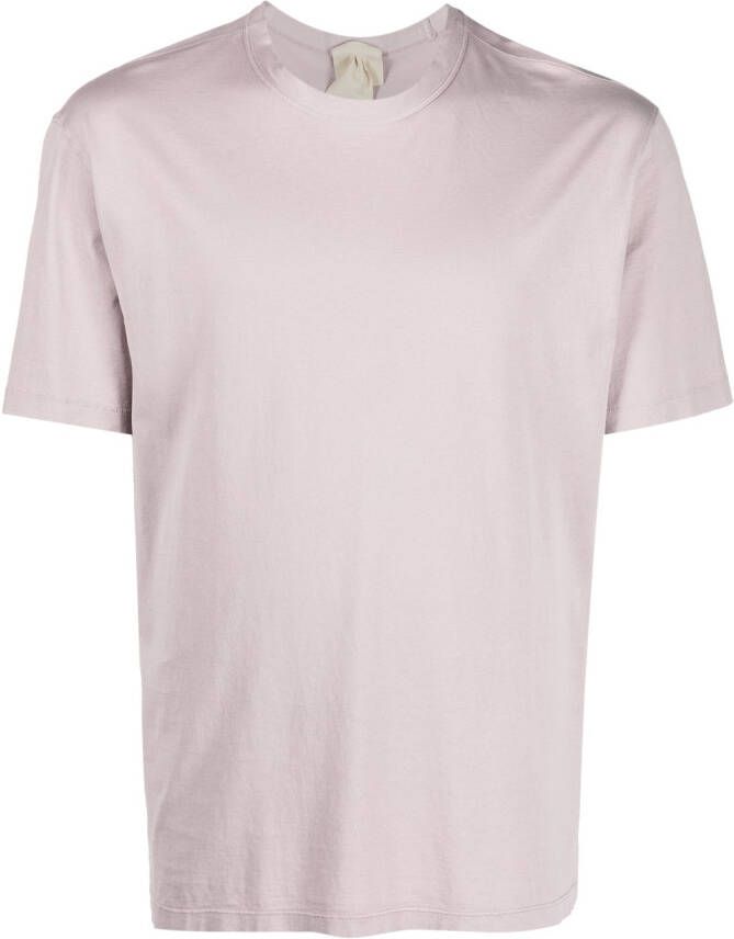 Ten C T-shirt met logopatch Roze