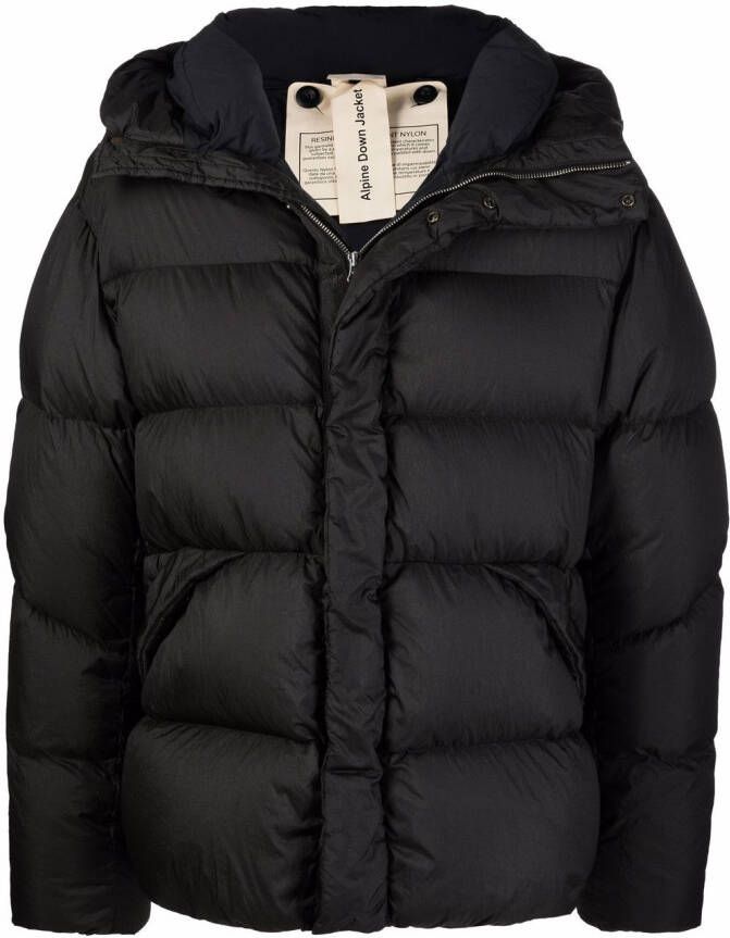 Ten C Oversized donsjack Zwart