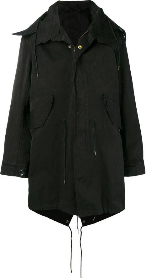 Ten C parka met capuchon Zwart
