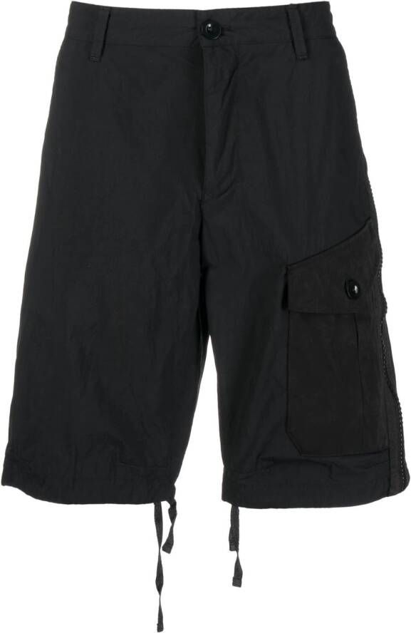 Ten C Shorts met cargo zak Zwart