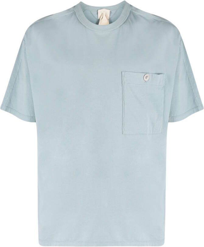 Ten C T-shirt met zak Blauw