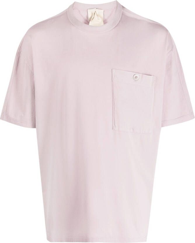 Ten C T-shirt met zak Roze