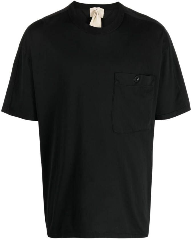 Ten C T-shirt met zak Zwart