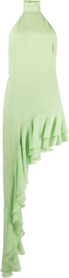 THE ANDAMANE Asymmetrische jurk Groen
