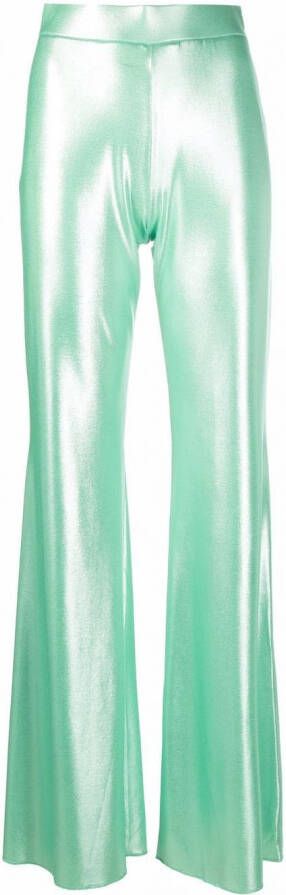 THE ANDAMANE Flared broek Groen