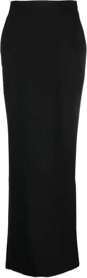 THE ANDAMANE High waist maxi-jurk Zwart