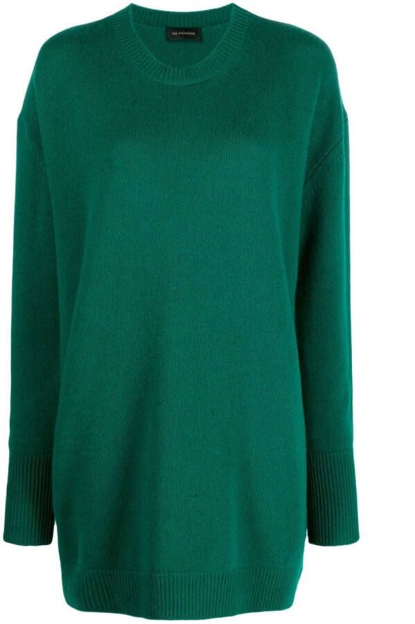 THE ANDAMANE Gebreide sweaterjurk Groen