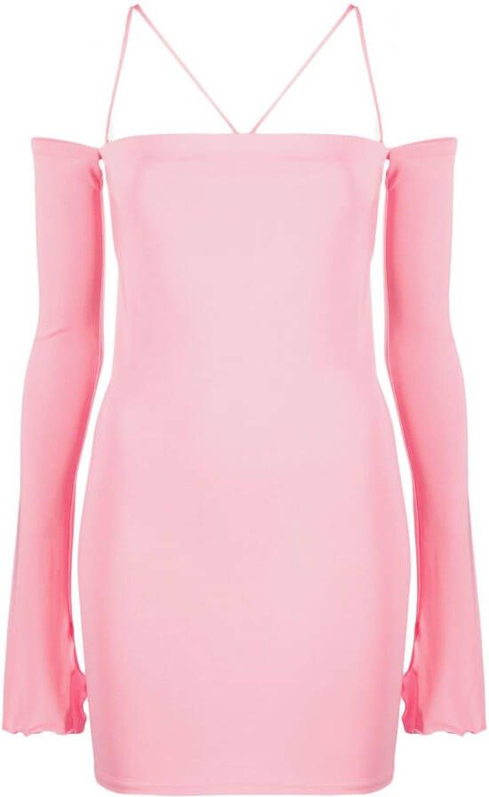 THE ANDAMANE Midi-jurk Roze