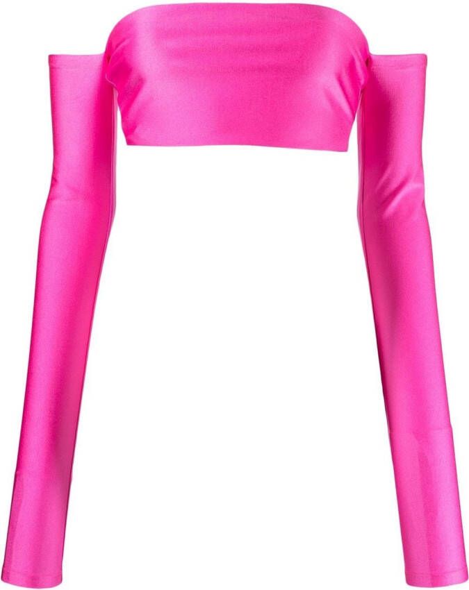 THE ANDAMANE Cropped top Roze