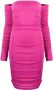 THE ANDAMANE Off-shoulder jurk Roze - Thumbnail 1