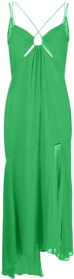 THE ANDAMANE Uitgesneden jurk Groen