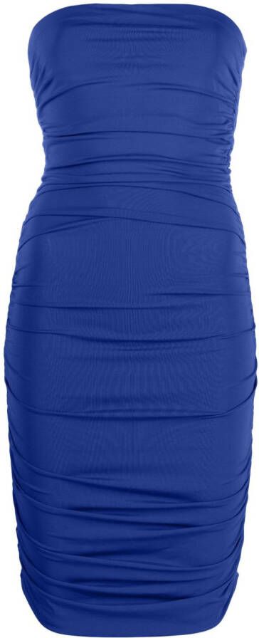 THE ANDAMANE Strapless mini-jurk Blauw