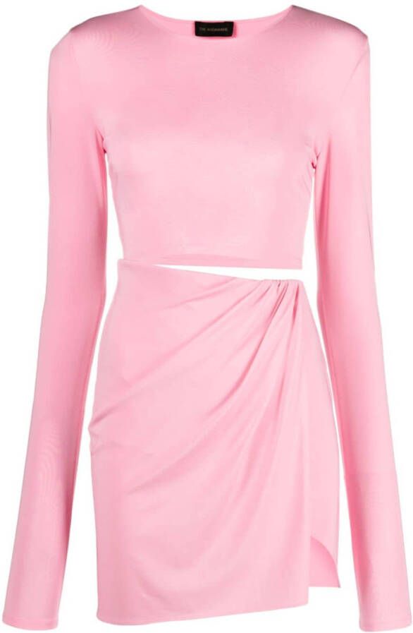 THE ANDAMANE Uitgesneden mini-jurk Roze