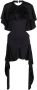 The Attico Mini-jurk met cape Zwart - Thumbnail 1