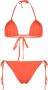 The Attico Bikini met logoprint Oranje - Thumbnail 1