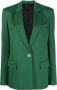 The Attico Blazer met enkele rij knopen Groen - Thumbnail 1