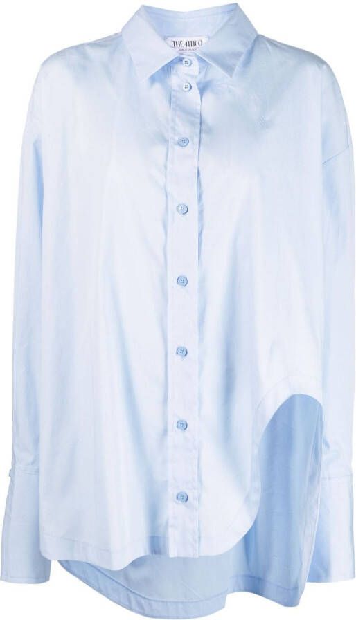 The Attico Blouse met lange mouwen Blauw