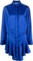 The Attico Blousejurk met ruches Blauw - Thumbnail 1
